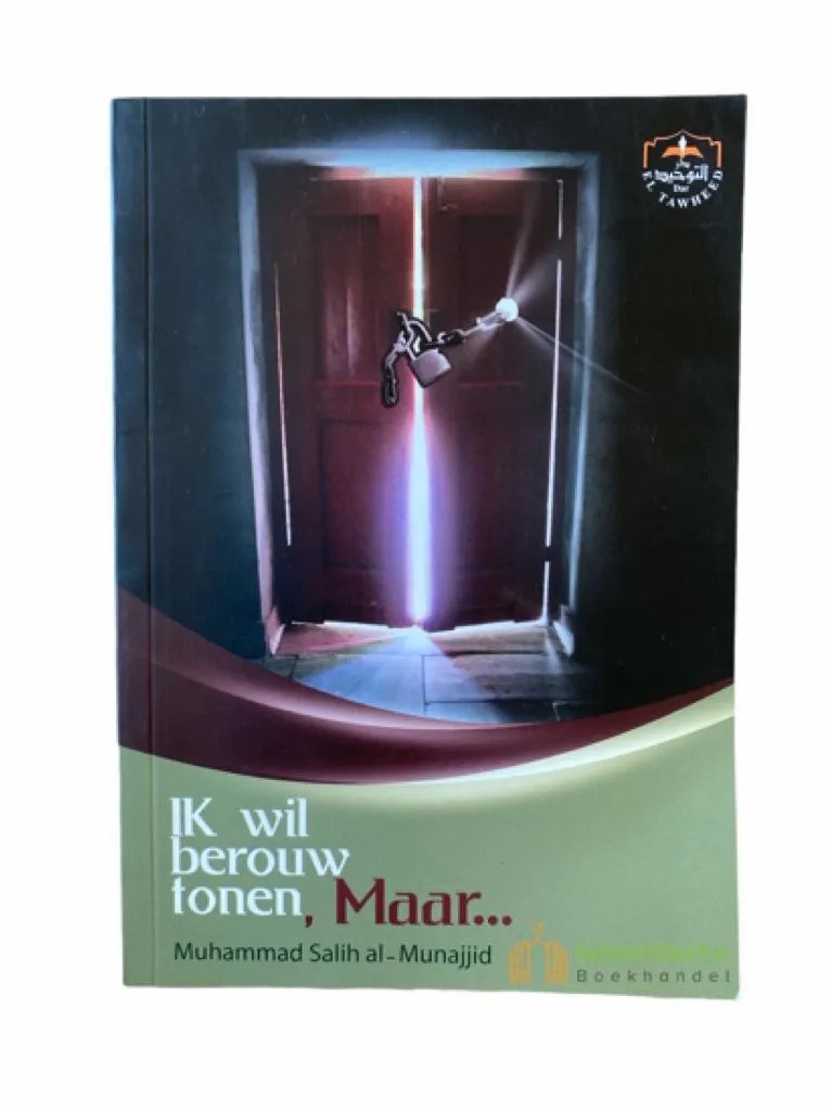 Ik wil berouw tonen maar...